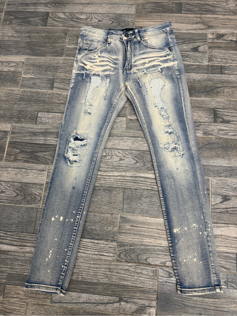 Waimea Mens distressed Skinny fit jeans - size 30 x 32